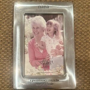 Fetco Silver Nana Frame with Heartfelt Message